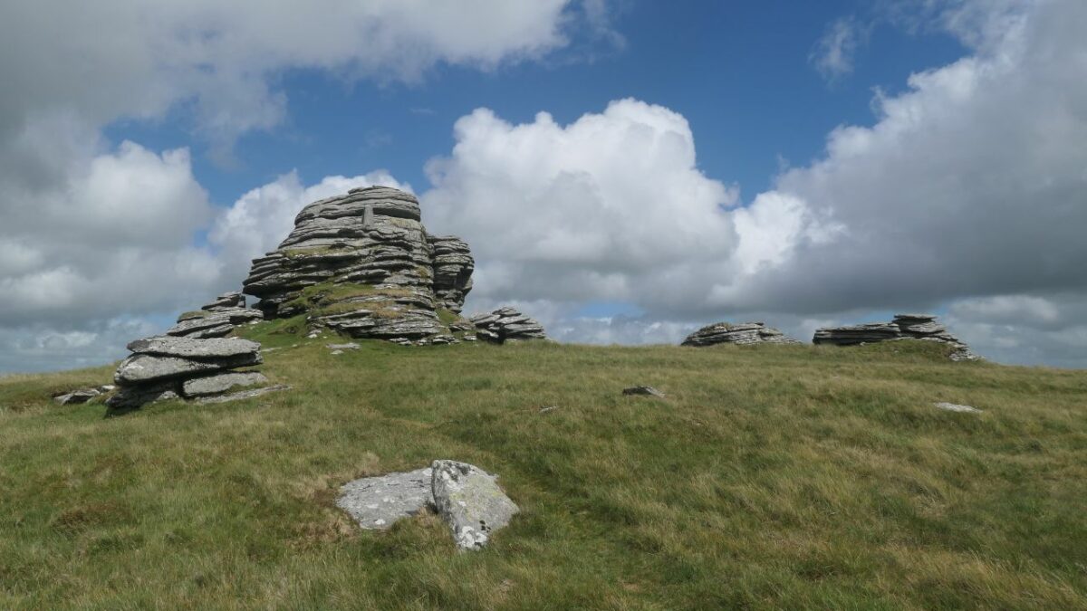 Great Links Tor's granite outcrops