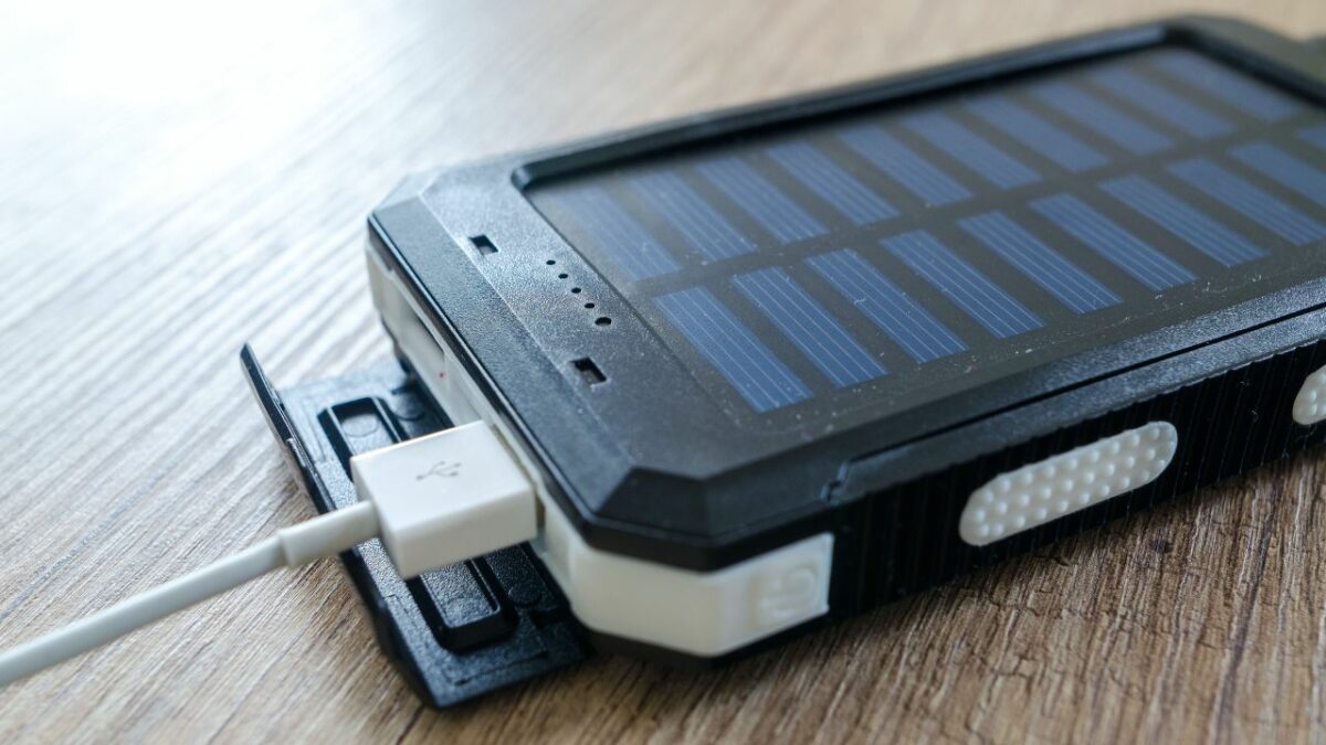 Powerbank for wild camping